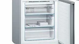 Холодильник Bosch KGN49LB30U 203х67х70см 2 двері холодильне відділення 330 л морозильне відділення 105 л A++ NF Чорний скло (KGN49LB30U) - мініатюра 3