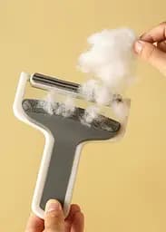 Скребок для видалення вовни на одязі 18652 12х15 см сірий - мініатюра 5