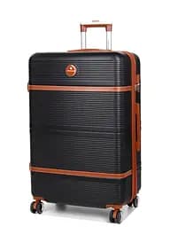 Валіза велика L ABS-пластик Worldline Airtex 629 76×52×30см 110л Чорний - мініатюра 1