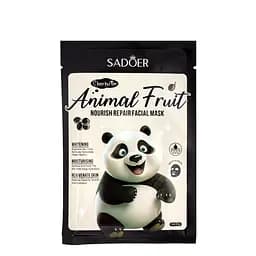 Маска для обличчя живильна Sadoer Animal Fruit Shea Butter тканинна 25 г (SD35110)