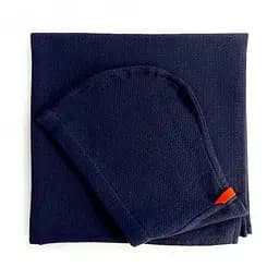 Рушник з капюшоном Ekobo Bambino Kids Hooded Towel, 70х140 см, темно-синій (68883)