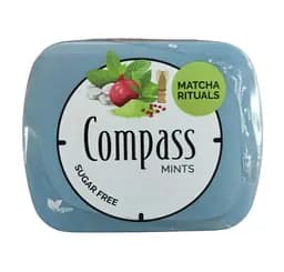 Льодяники Compass зі смаком матчі без цукру 14 г