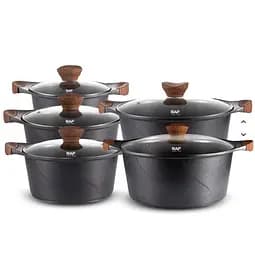 Набір каструль 5 в 1 Cookware Set R-80003 - мініатюра 2