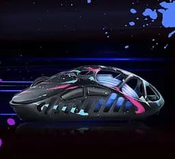 Миша GravaStar Mercury X Pro 8K BT/WL/USB-A RGB Neon Graffiti (GS_X_PRO_CG_BLK) - мініатюра 15