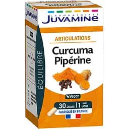 Натуральна добавка Juvamine Куркума + піперін Суглоби 30 капсул