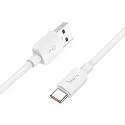 Кабель Hoco X96 Hyper 100W charging data cable Type-C Білий