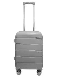 Валіза міні XS+ з поліпропілену Milano bag 0305 40л Срібна - мініатюра 1