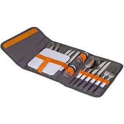 Набір столових приборів Bo-Camp Picnic 16 Pieces 4 Person Grey (7504340) (DAS302025)