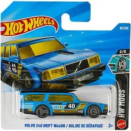 Базовая машинка Hot Wheels HW Mods Volvo 240 Drift Wagon синяя (5785) JJJ36-N521