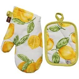 Набір рукавиця та прихватка Прованс Лимончики (43231)