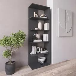 Книжкова полиця стелаж Vays D-6 з 5 відкритих секцій ЛДСП 60x30x178 см для дому офісу вітальні - мініатюра 5