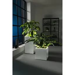 Вазон Lechuza Canto Premium Low LED 40 антрацитовий металiк (13783) - мініатюра 5