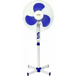 Напольный вентилятор Rotex RAF42-B 40Вт 40см с защитной решеткой и регулировкой высоты 16.5м² Белый/Синий