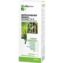 Інтенсивна маска для волосся Elfa Pharm 7 олій, 200 мл - мініатюра 2