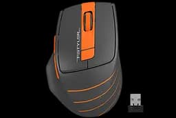 Миша бездротова A4Tech FG30 Black/Orange