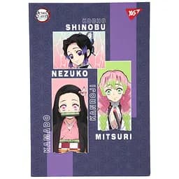 Блокнот Yes Demon Slayer А5, 64 аркуші, в лінійку (152083)