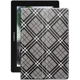 Чехол StatusCASE из экокожи для планшета Lenovo Idea Pad S6000h Клеточки