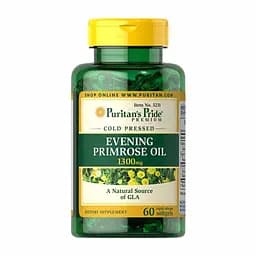 Олія вечірньої примули з ГЛК Puritan's Pride Evening Primrose Oil 1300 мг 60 капсул