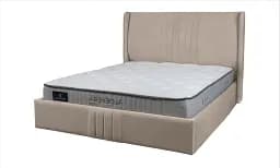 Ліжко 1,8 Лагуна темно-бежеве з підйомним механізмом