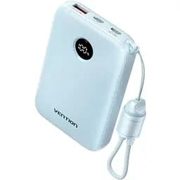 УМБ Vention 10000mAh 22,5W Fast Charging, USB-A, 2xUSB-C Blue (FKAL0-C)
