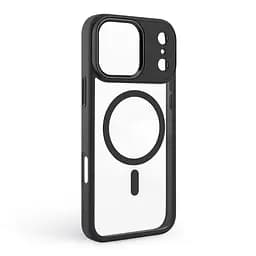 Чехол Apple iPhone 17 Pro Max, Unit MagSafe, черный, прозрачный, магсейф, ударопрочный, магнитный, панель-накладка с поддержкой MagSafe, с поддержкой беспроводной зарядки, TPU+PC, защита всего корпуса, ударопрочный, ArmorStandart (ARM86297) - мініатюра 2
