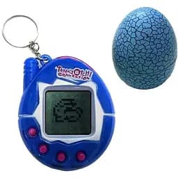 Іграшка-електронний вихованець UFT Eggshell Game Blue Тамагочі в яйці динозавра блакитна