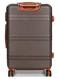 Валіза середня M ABS-пластик Worldline Airtex 629 67×45×27см 74л Коричнева - мініатюра 4