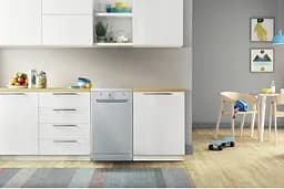 Посудомийна машина Indesit 10компл. A+ 45см сріблястий - мініатюра 2