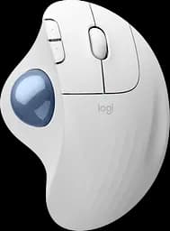 Миша бездротова Logitech Ergo M575S Off-White + Blue Ball (910-007030) - мініатюра 2