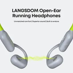 Навушники Langsdom спортивні кісткові BE-18 Max з MP3 плеєром 32 ГБ вбудованої памʼяті та IP67 вологозахистом для спорту та бігу - мініатюра 9