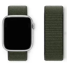 Ремінець DK для Apple Watch 42mm (Series 1 / 2 / 3) Nylon Sport Loop (09038) (olive flak) - мініатюра 2