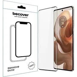 Захисне скло BeCover Edge для Motorola Edge 50 Ultra Black (712345)