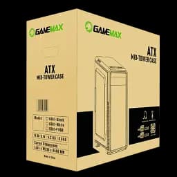 Корпус GameMax G561 Black, без БЖ, Midi Tower, ATX / Micro ATX / Mini ITX, 1хUSB 3.0, 2хUSB 2.0, 3x120 мм LED, 424x200x452 мм - мініатюра 4