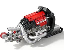 Конструктор двигун Mould King STR13 FORMULA ONE V6  Engine   моторизований дитячий мотор 980 деталей