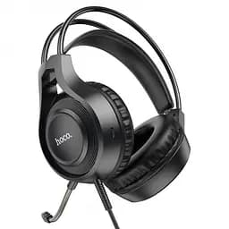 Ігрові навушники з мікрофоном Hoco W106 Tiger Gaming Headset дротові, з наголов'ям Чорні - мініатюра 4