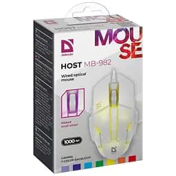 Мишка Defender Host MB-982 USB White (52983) - мініатюра 3
