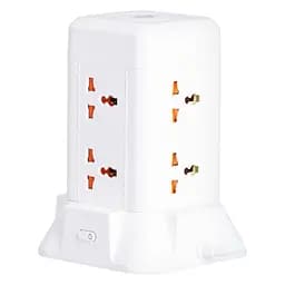 Мережевий фільтр-подовжувач TOWER 6 розеток 3USB + 1PD 2,8 метри Yiwu HP-5-1 - мініатюра 14