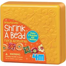 Набор для творчества 4M Crafts Украшения из бусин Цветы желтый (00-04695)