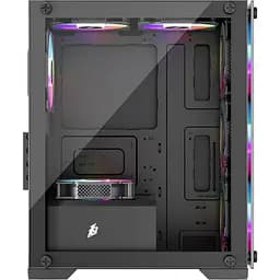 Корпус 1stPlayer X2-M-BK-4F1 Black [134424] - мініатюра 6