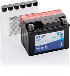 Мото акумулятор EXIDE AGM 6СТ-3Ah АзЕ 12В 50А (EN) ETX4L-BS