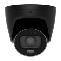 IP-відеокамера 8Mp Ajax TurretCam HLVF (8 Mp) Black f=2.8-12mm, ІЧ+LED-підсвічування, з мікрофоном (26-00712)