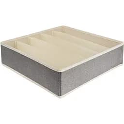 Органайзер для зберігання МВМ My Home (MVM) на 5 секцій 33х33х10 см світло-сірий (TH-09-05 LIGHT GRAY)