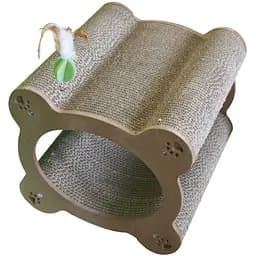 Дряпка для кішок Croci Papercat Decor тунель з іграшкою 36х35х31 см