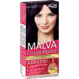 Стійка крем-фарба для волосся Malva Color Revive відтінок 37 баклажан 103 мл