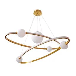 Люстра Brille молекула підвісна LED 108W NW G (BL-673S/5)