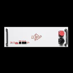 Акумулятор LP LiFePO4 51,2V - 100 Ah (5120Wh) (BMS SP 100A/50А) RM RS485/CAN LCD WH