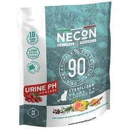 Сухий корм для стерилізованих котів Necon Natural Wellness Cat Steril Urine pH з профілактикою СКХ та схильних до ожиріння океанічна риба та криль 400 г
