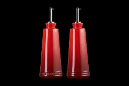 Набір із 2 пляшок для оцту та олії Le Creuset Oil & Vinegar Set 14 x 6 см Cerise