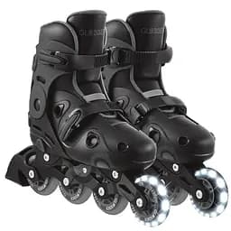 Роликовые коньки Globber Go Scates Lights р.34-37 до 60 кг 5+ лет серые (785-120)