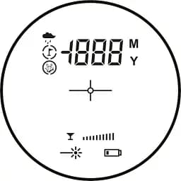 Далекомір лазерний Hawke LRF LCD 6x25, 800 м - мініатюра 4